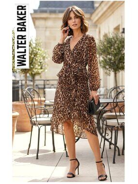 NWT! Walter by WALTER BAKER, Boho leopard print (The Adam dress)